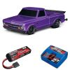 Pack Traxxas Drag Slash Violet + Chargeur + batterie 3s 4000 mAh