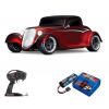 Pack Traxxas Hot Rod Coupé Rouge + Chargeur + batterie 2s 5800 mAh