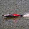 Bateau radiocommandé Josway Alpha 1000mm Rouge Brushless ( JW8901)