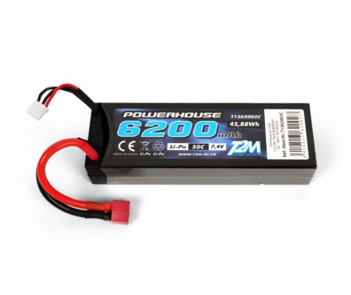 Batterie Konect 2s 7.4V 6200Mah ( KN-LP2S6200 )