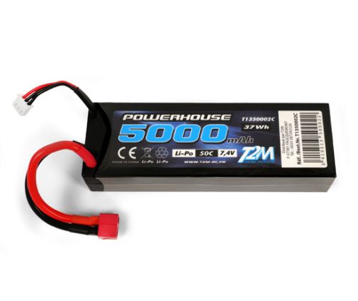 Batterie Absima Lipo 2s 5000 mAh Tamya