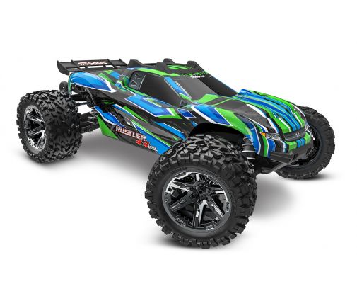 Pack Traxxas Rustler Rose VXL 4x4 + Chargeur + batterie 3s 4000 mAh