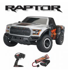 Traxxas Ford Raptor F-150 FOX - 4x2 - 1/10 BRUSHED TQ 2.4GHZ - iD